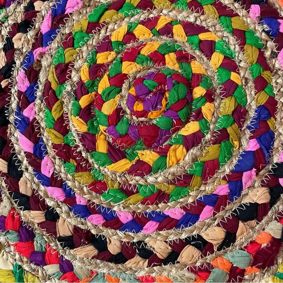 Magid Red and Pink Tote Bag Spiral Design - Picture 4 of 9